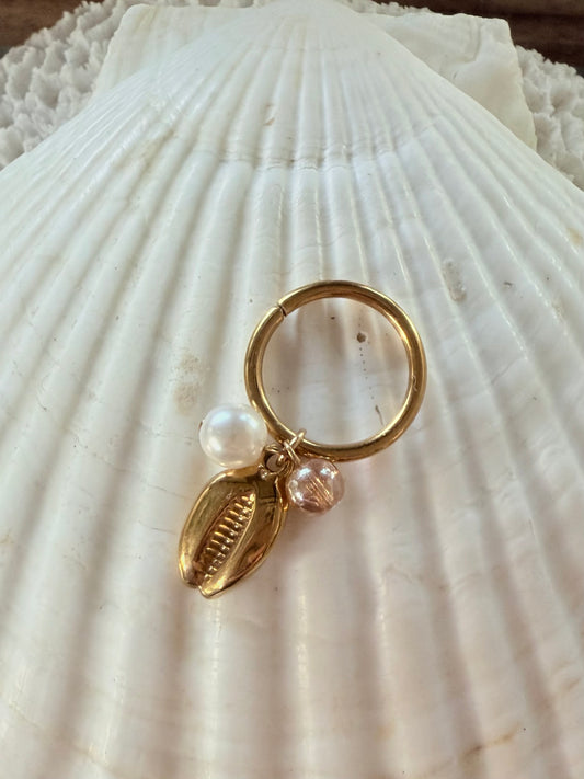 Sunworn Shell Ring