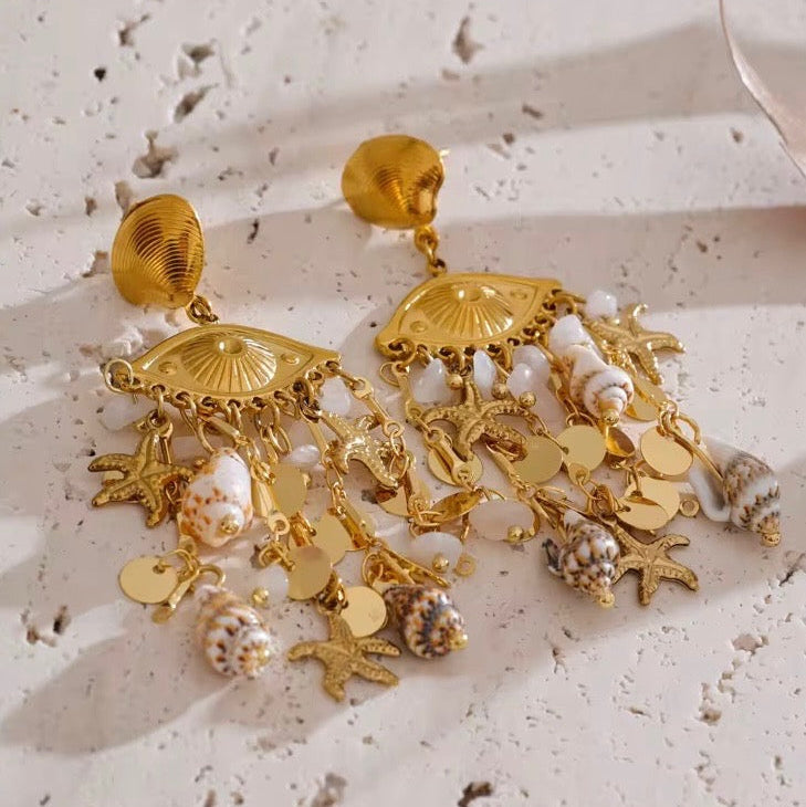 Shell Catcher Earrings