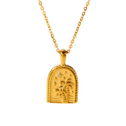 Palm Tree Necklace