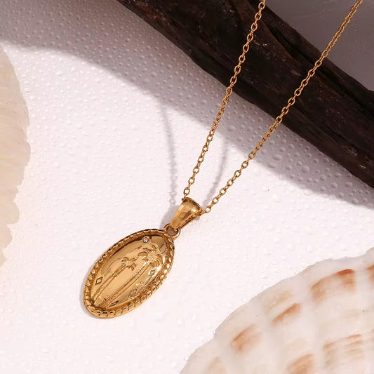 Coconut Palm Necklace