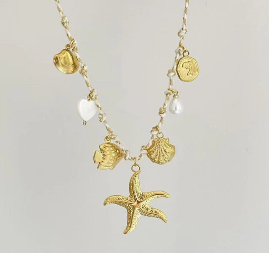 Santorini Starfish Necklace
