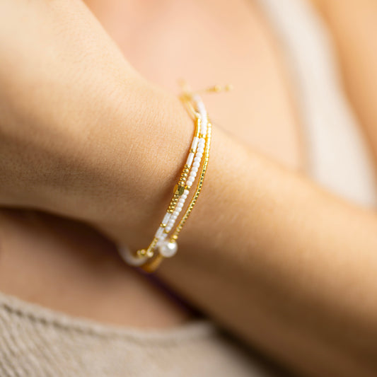 Boho Beaded Bracelet Set