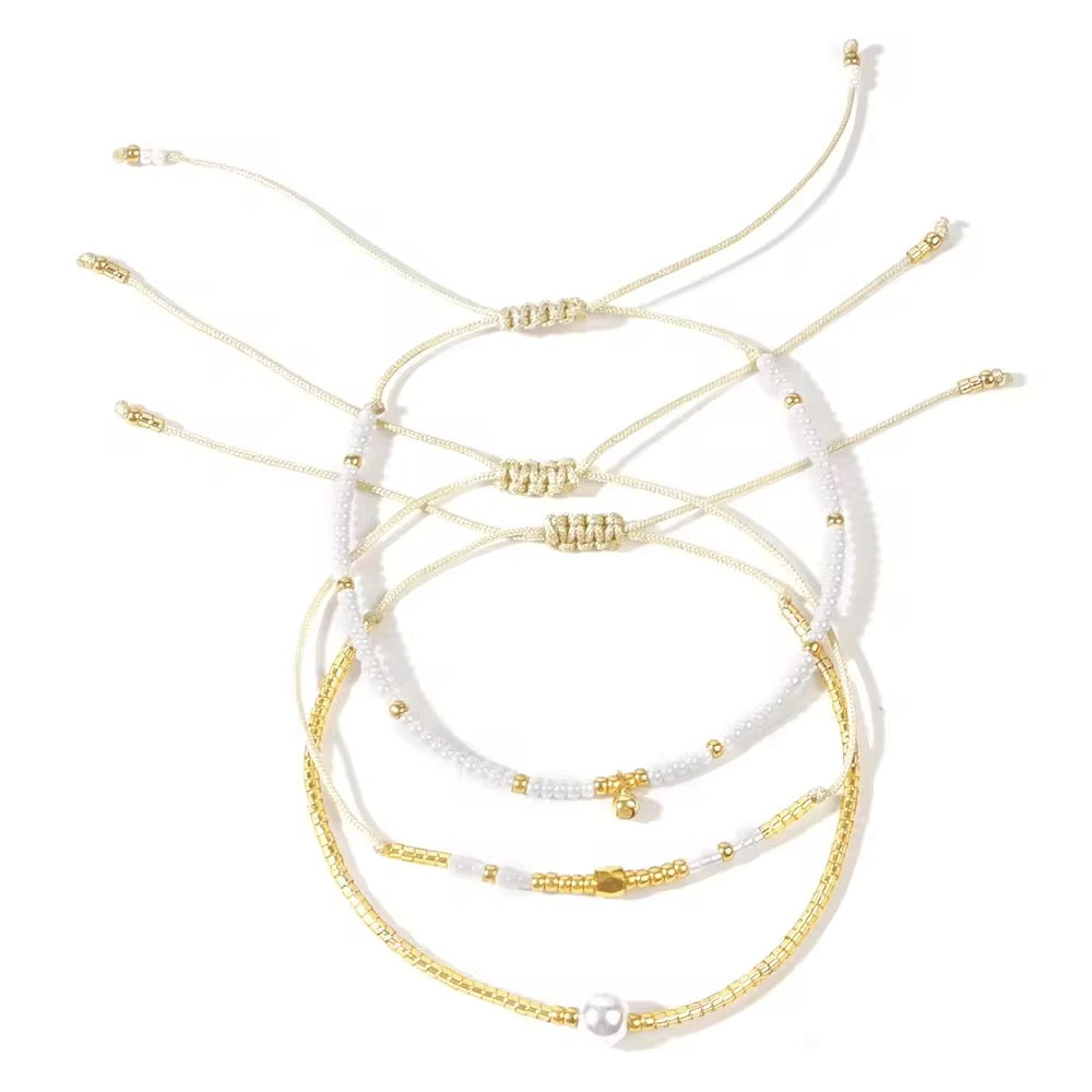 Boho Beaded Bracelet Set