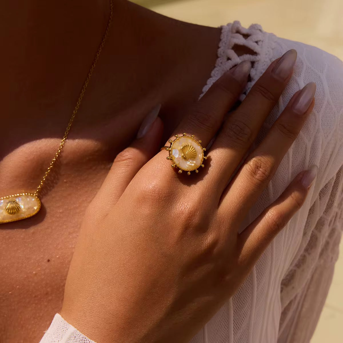 Saltwater Shell Ring