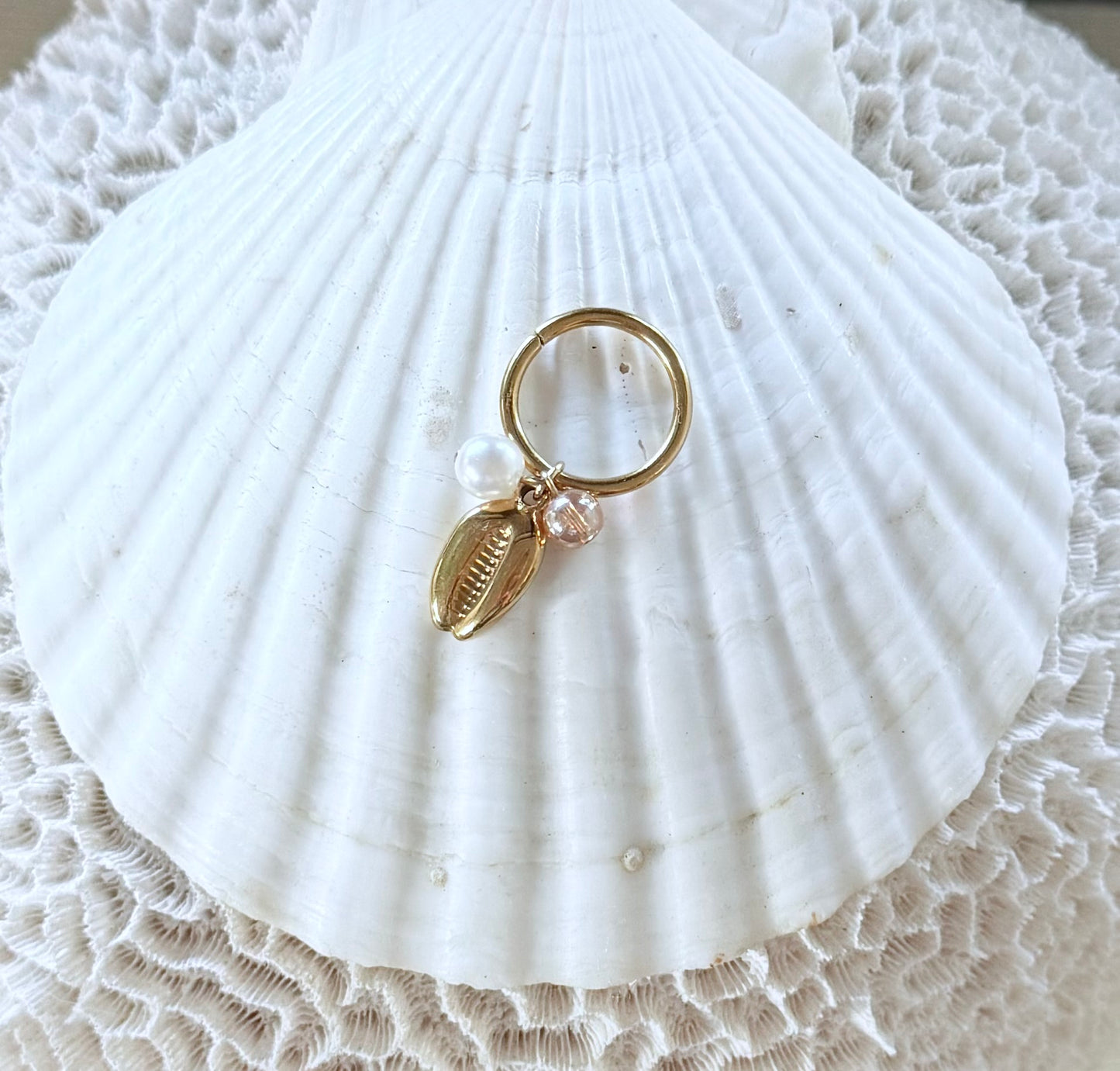 Sunworn Shell Ring
