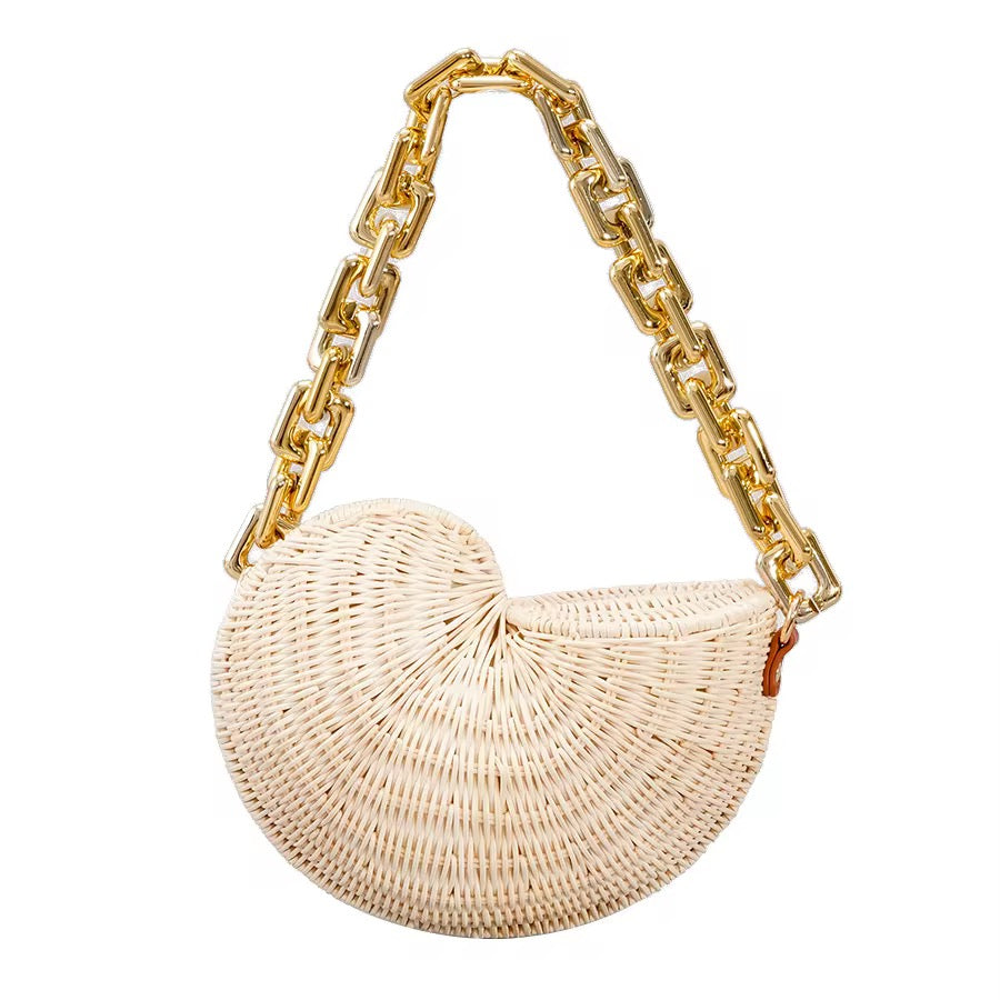 Golden Chain Nautilus Bag