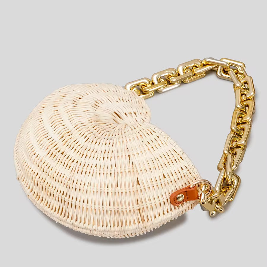Golden Chain Nautilus Bag