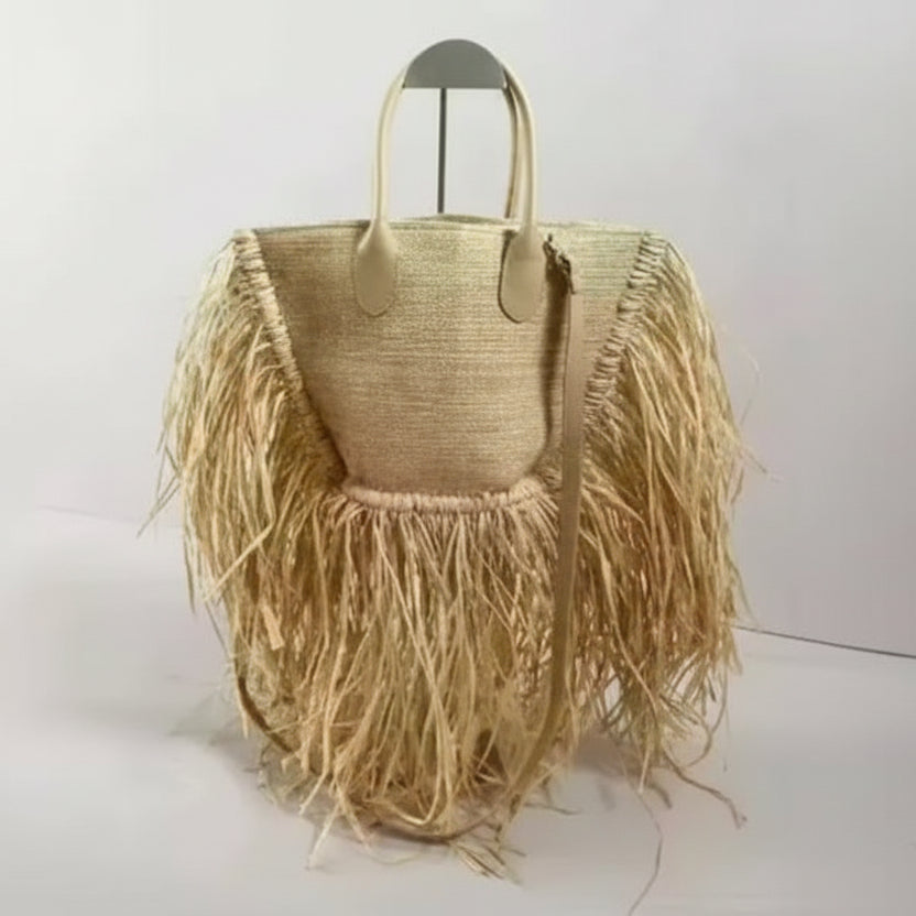 Seaside Resort Raffia Bag