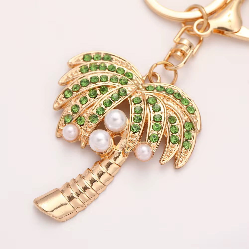 Palm Paradise Keychain