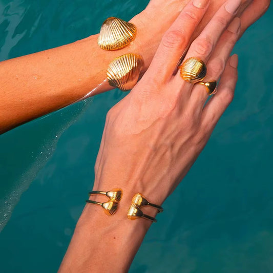Large Scallop Cuff