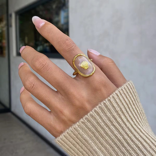 Ocean Scallop Ring