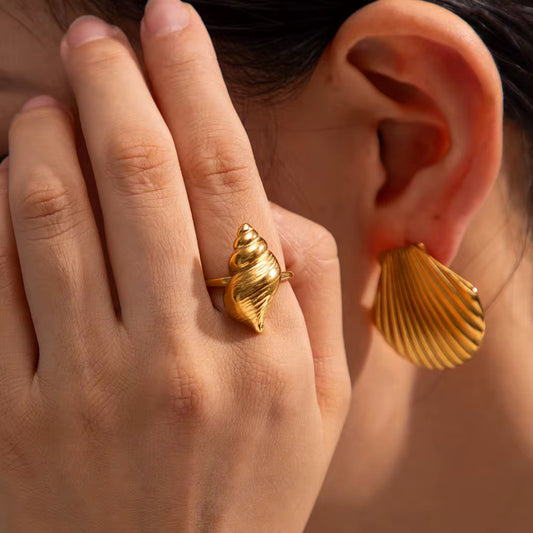 Ocean Conch Ring