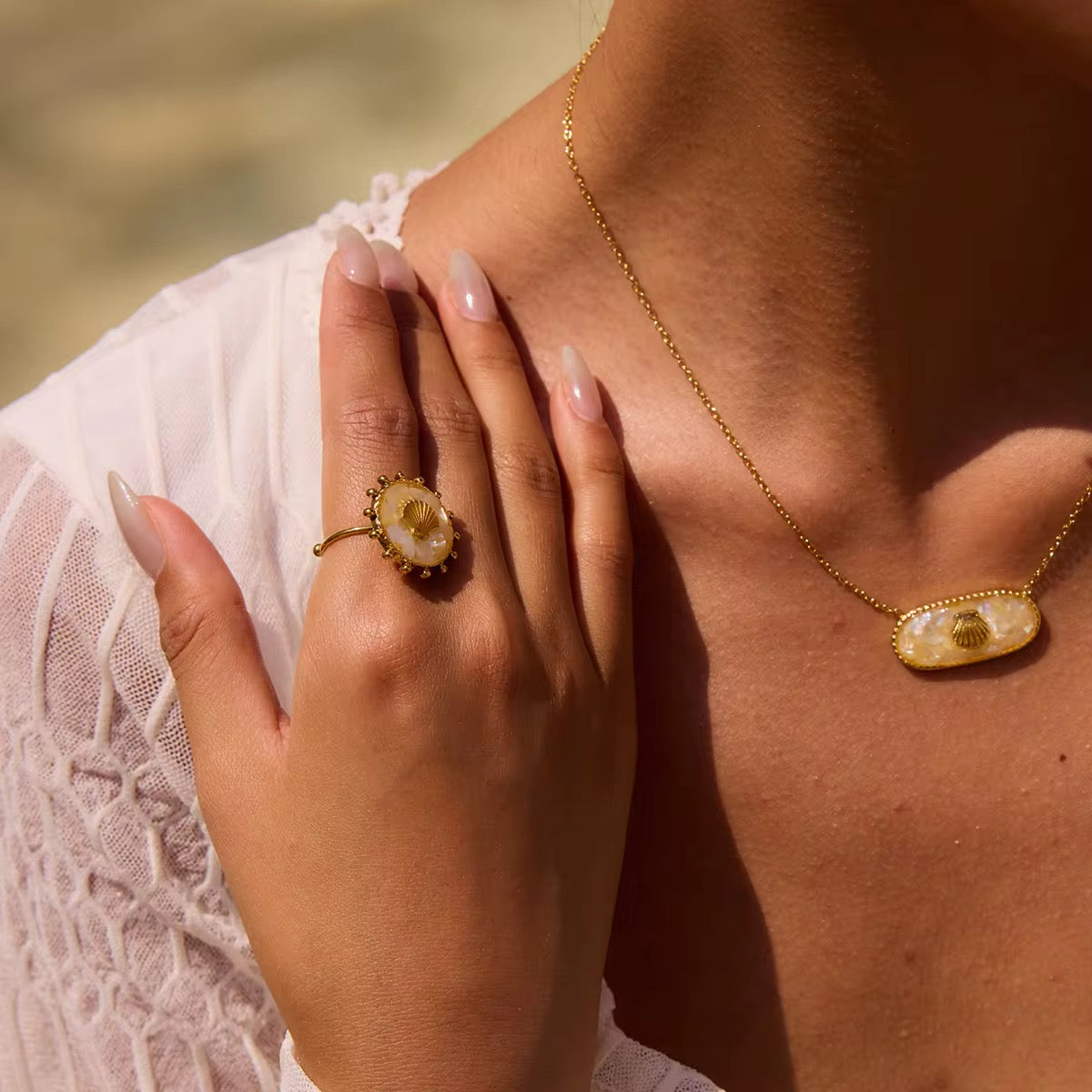 Saltwater Shell Necklace