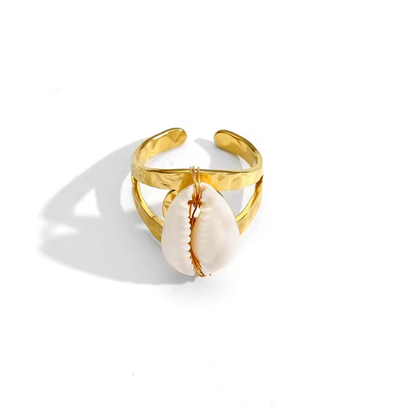 The Cowrie Gold Ring