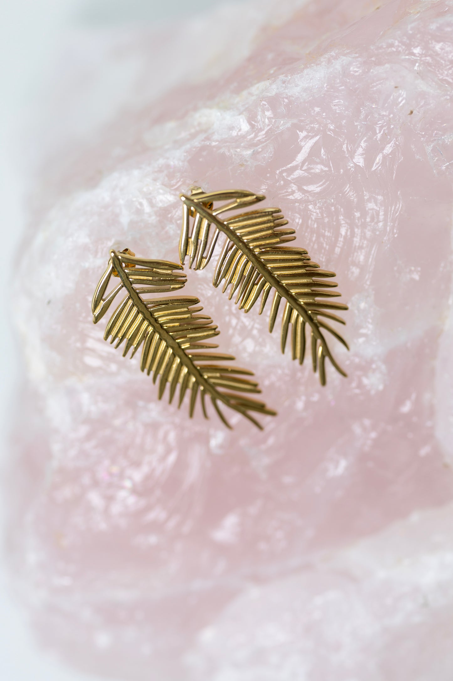 Palm Leaf Earrings