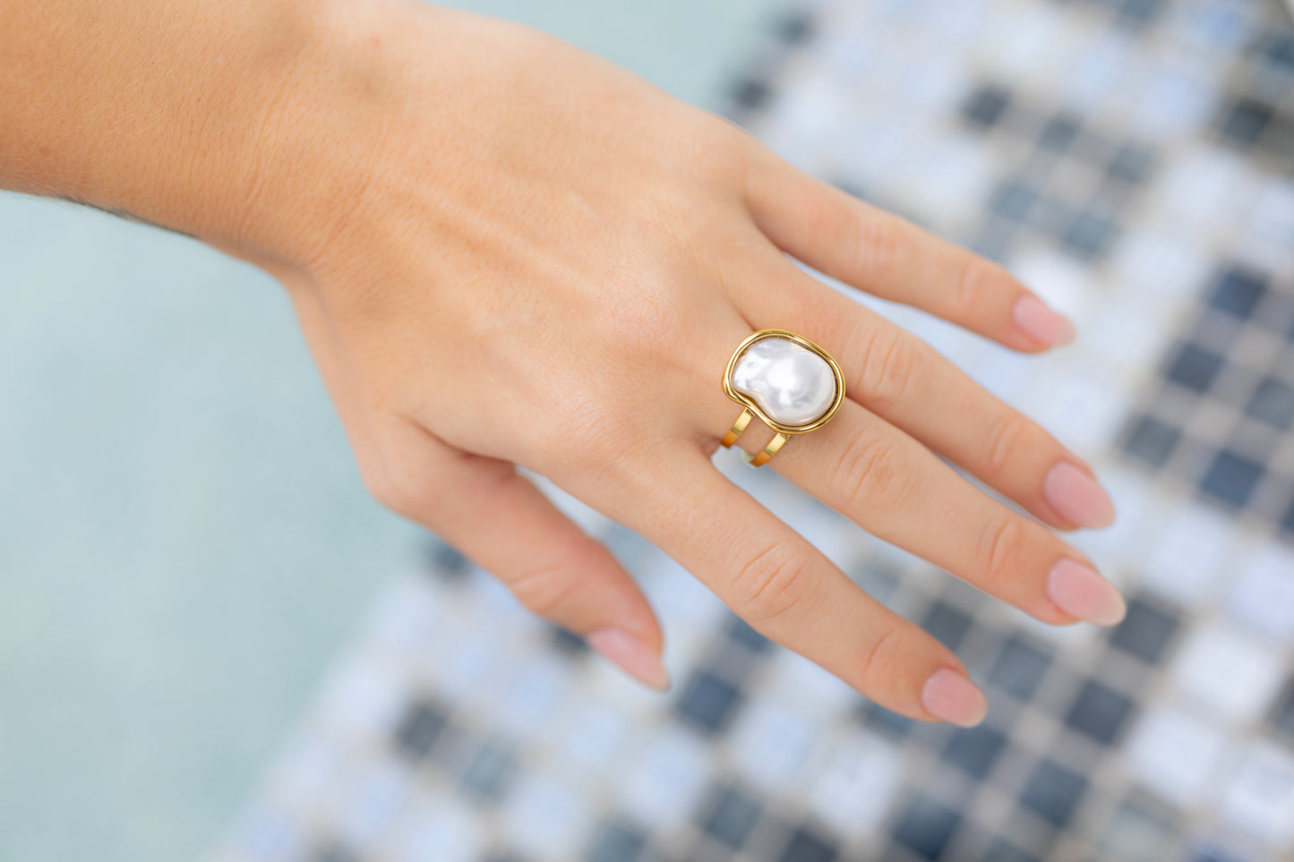 Pearl Horizon Ring