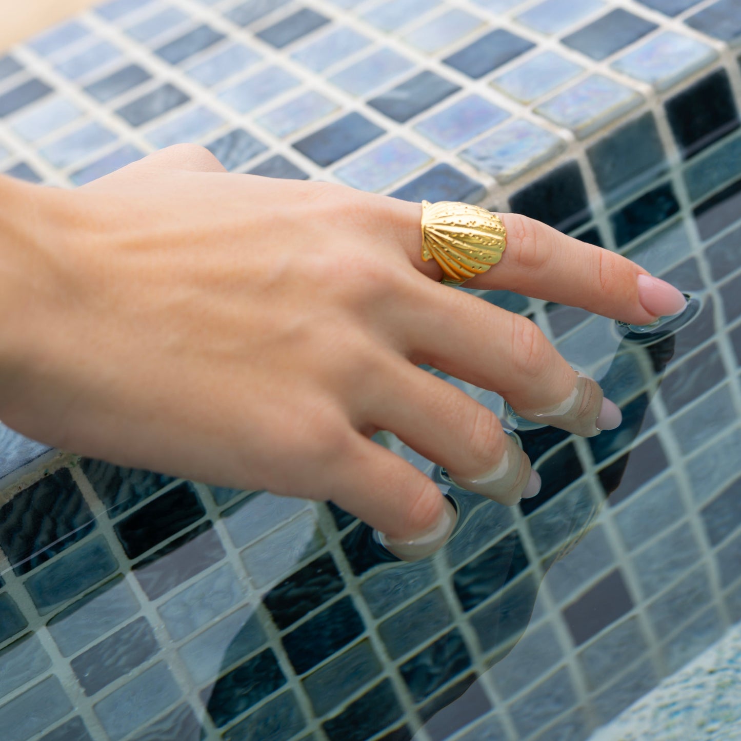 Seashell Ocean Ring