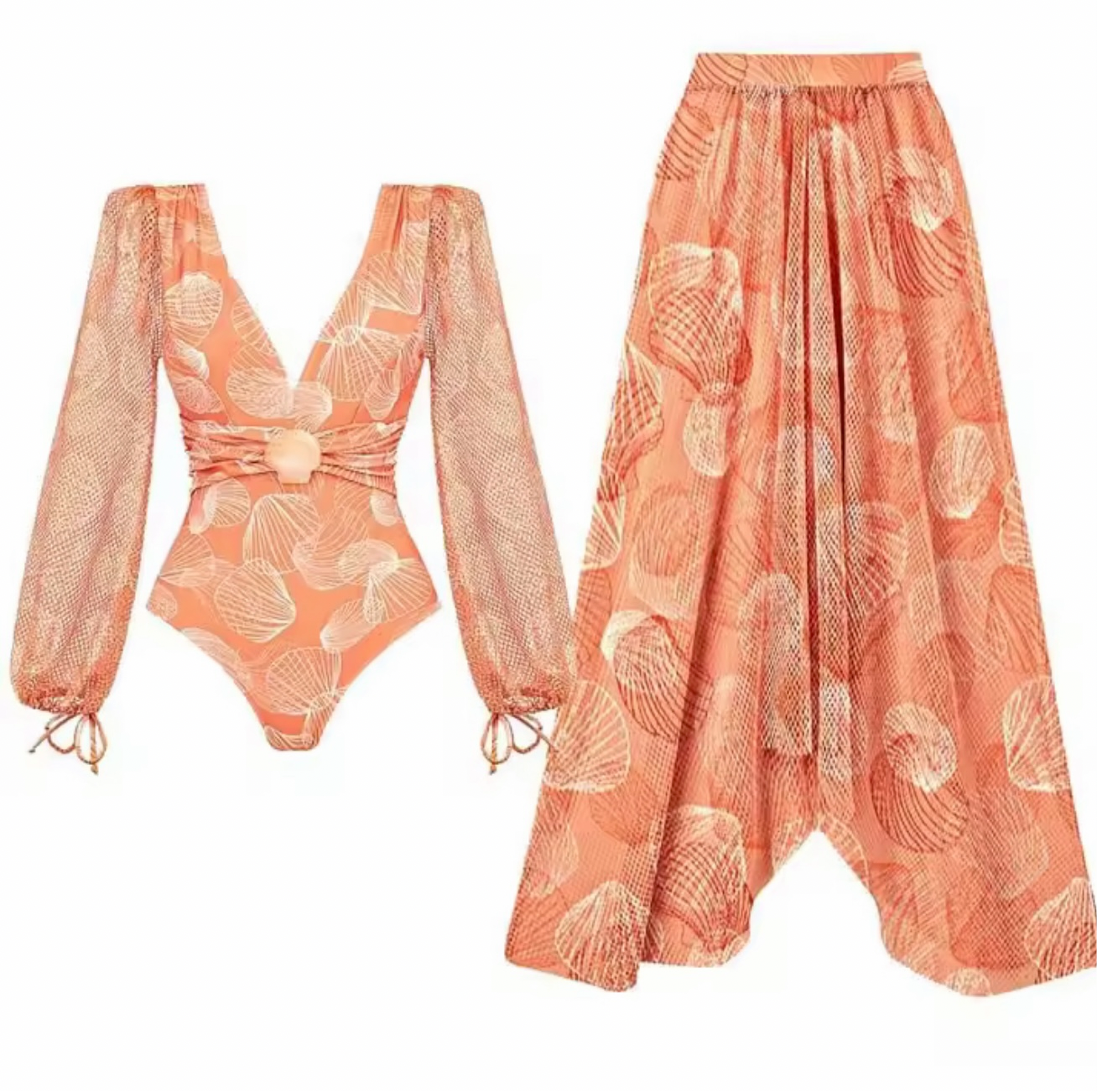 Shellfire Sunset 2 Piece Set – Island Made