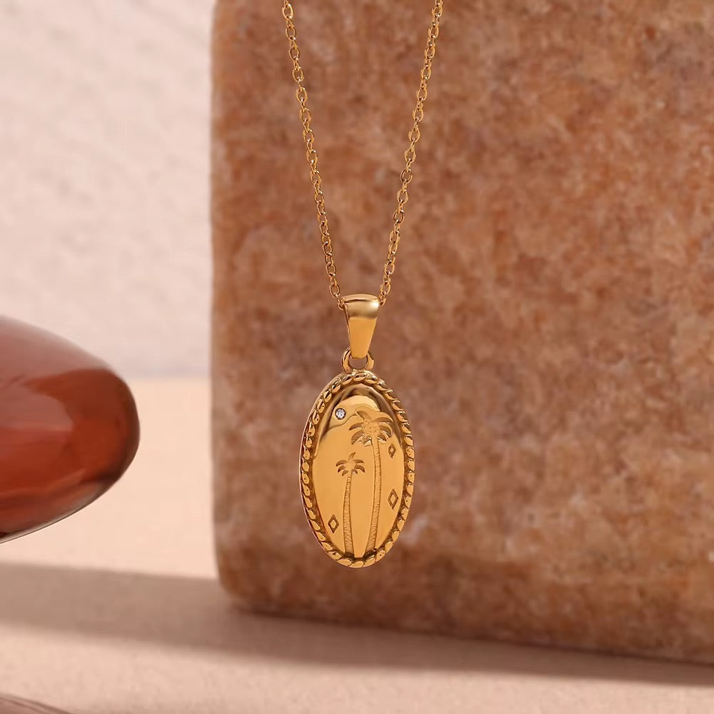Coconut Palm Neckalce