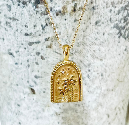Palm Tree Necklace