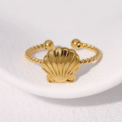 Seashell Twist Ring