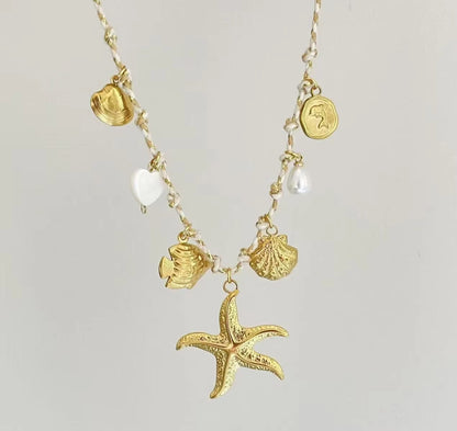 Santorini Starfish Necklace