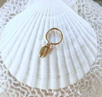 Sunworn Shell Ring