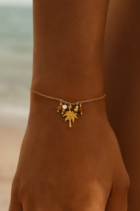 Golden Palm Bracelet