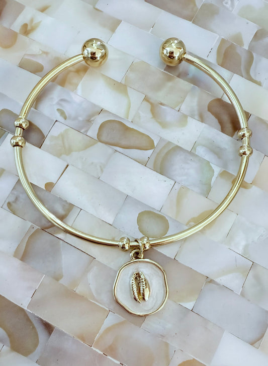 Aloha Cowrie Bangle