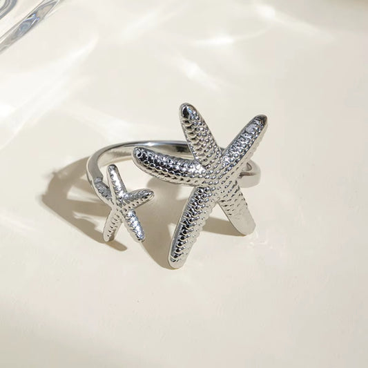 Silver Reef Star Ring