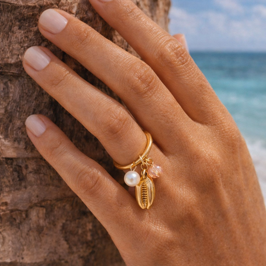 Sunworn Shell Ring
