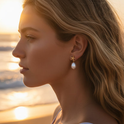 Sea Star Pearl Drops