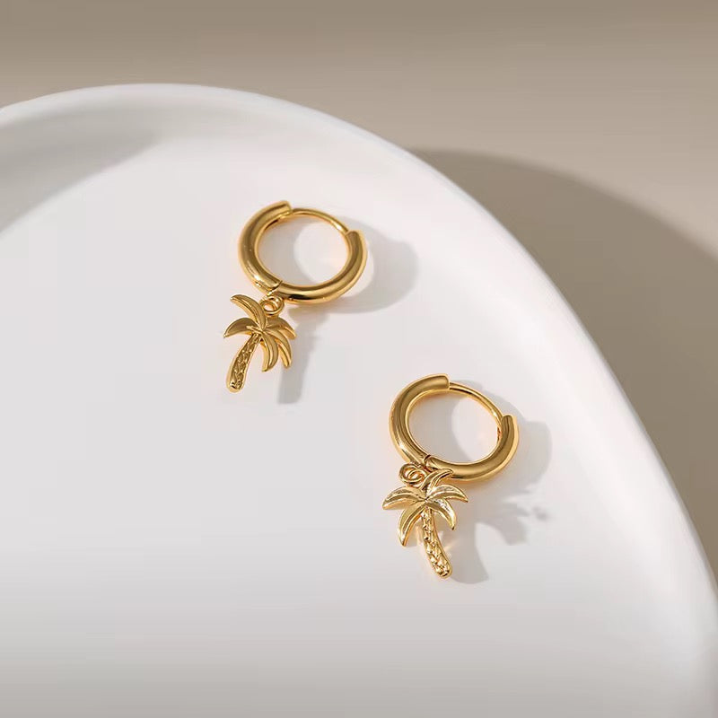 Coconut Tree Earrings