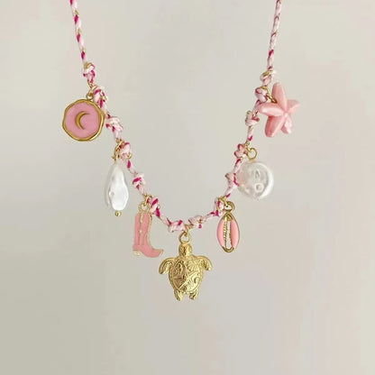 Pink Sands Charm Necklace