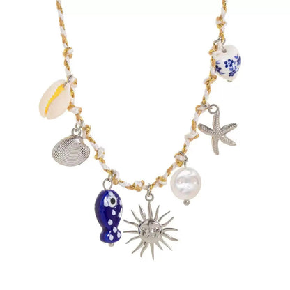 Mykonos Charm Necklace
