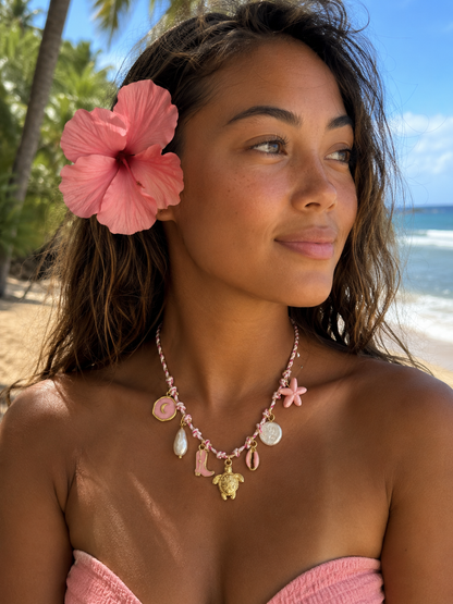 Pink Sands Charm Necklace