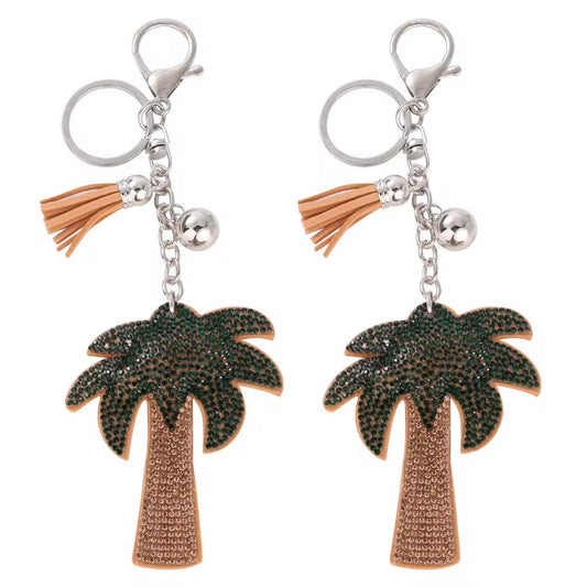 Crystal Palm Keyring