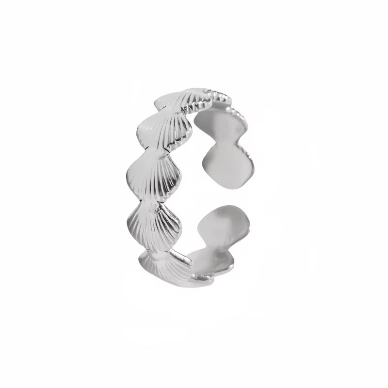 Golden Seashell Ring