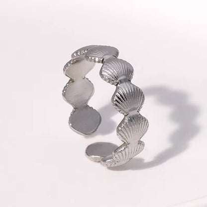 Golden Seashell Ring