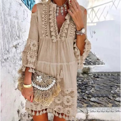 The Mykonos Tassel Dress