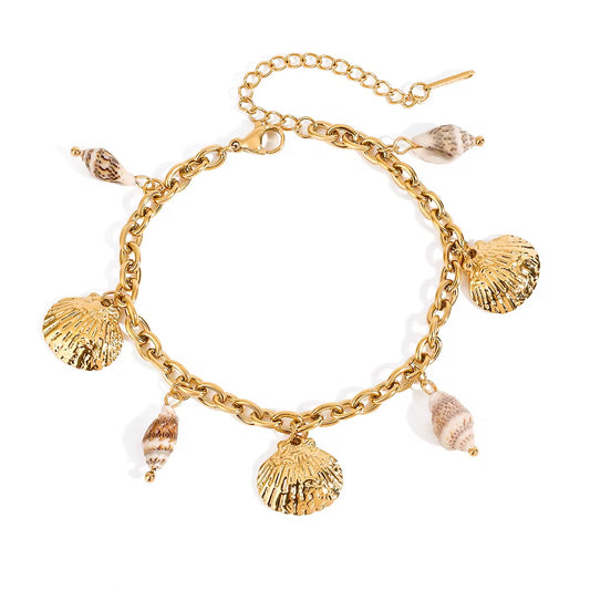 Fiji Shell Pendant Bracelet