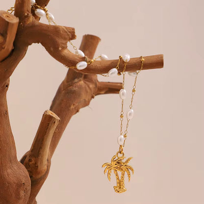 The Palm Paradise Necklace