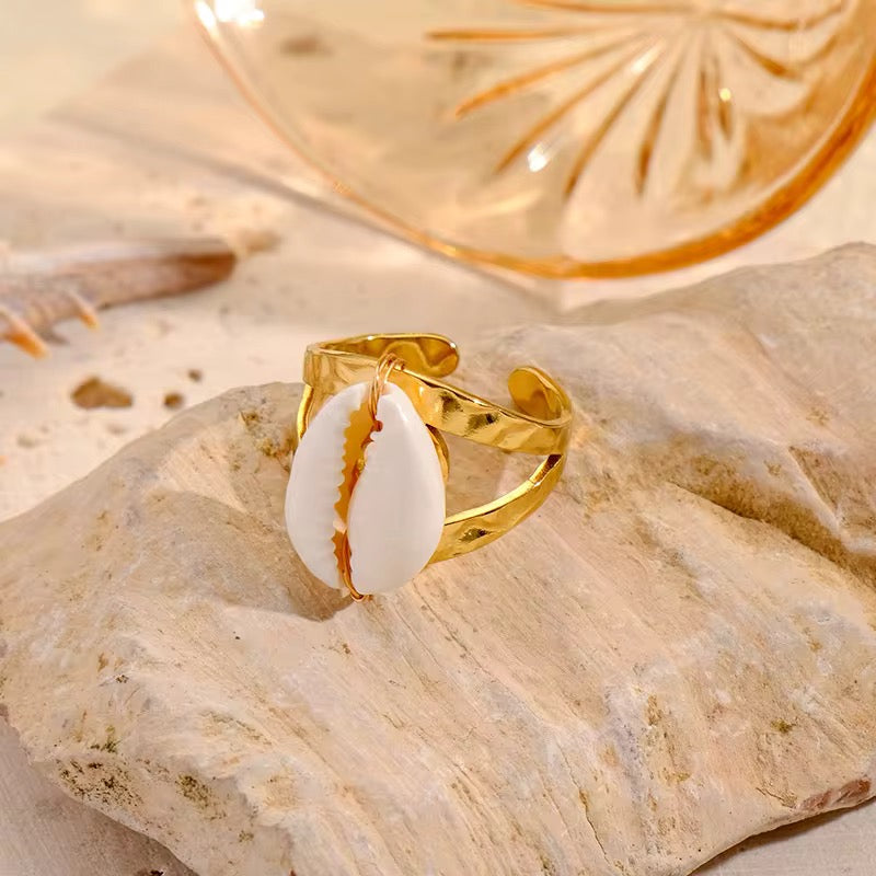 The Cowrie Gold Ring