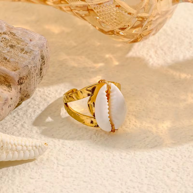 The Cowrie Gold Ring