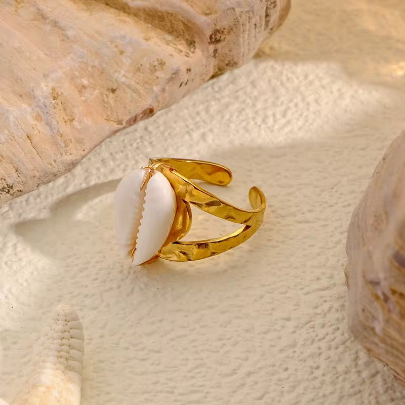 The Cowrie Gold Ring