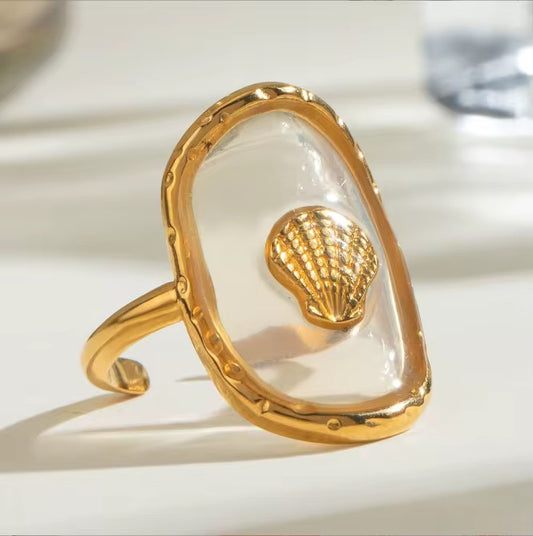 Ocean Scallop Ring