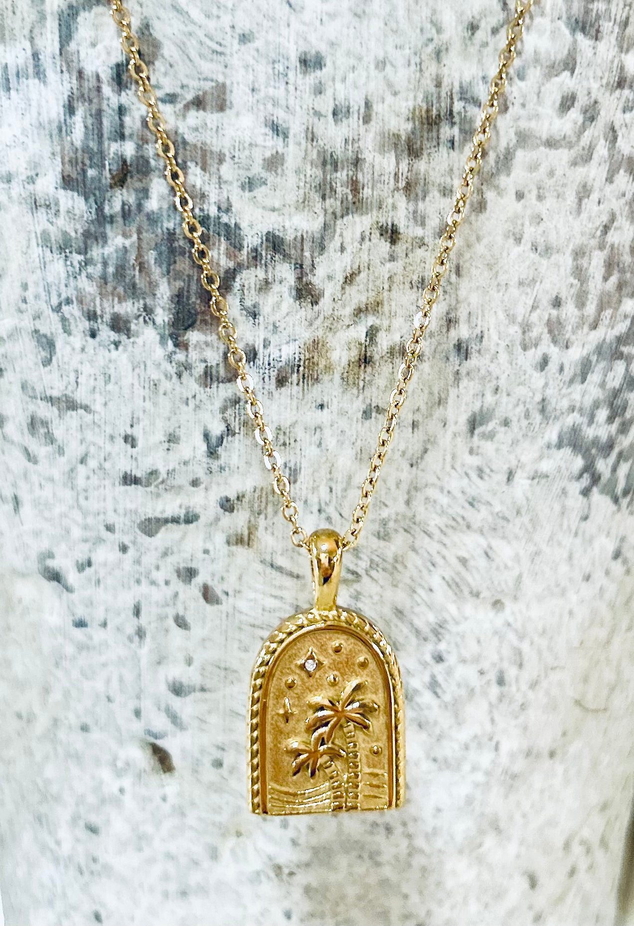 Palm Tree Necklace