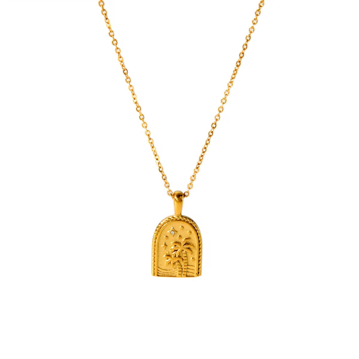 Palm Tree Necklace