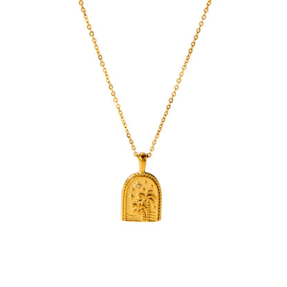 Palm Tree Necklace