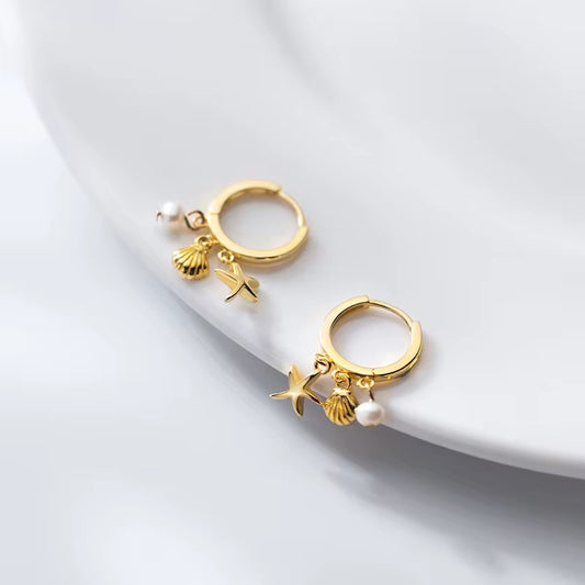 Sea Charm Mini Earring